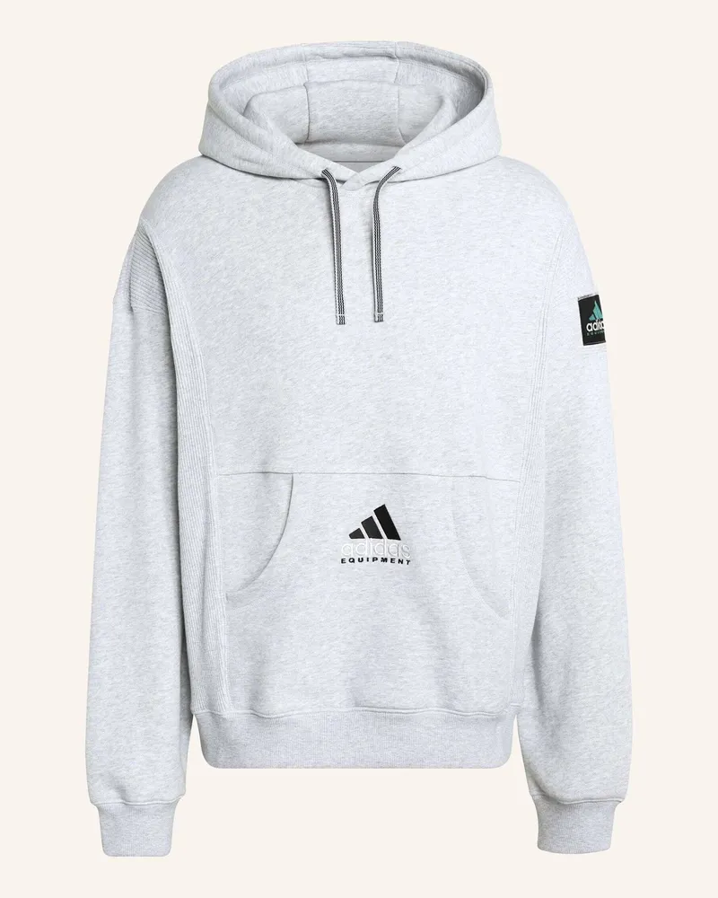 adidas ADIDAS EQUIPMENT RIBBED HOODIE Grau