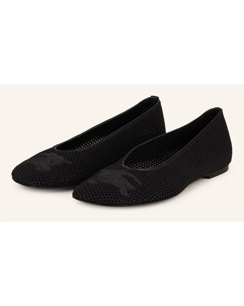 Burberry Ballerinas MESH - SCHWARZ Schwarz