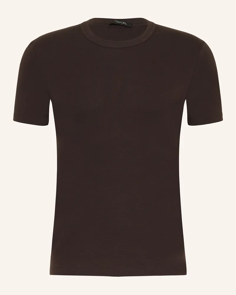 Tom Ford T-Shirt Dunkelbraun
