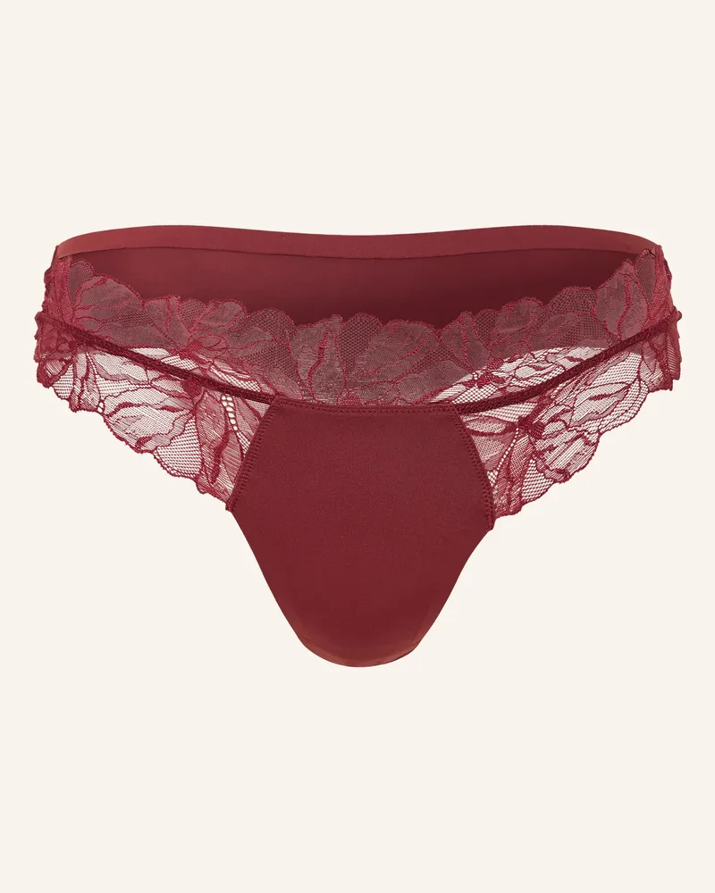 Calvin Klein String Perfectly Fit Lace rot Dunkelrot