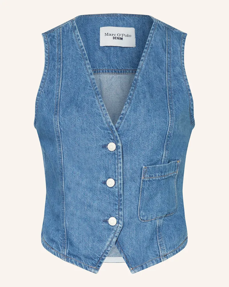 Marc O'Polo Jeansweste Dunkelblau