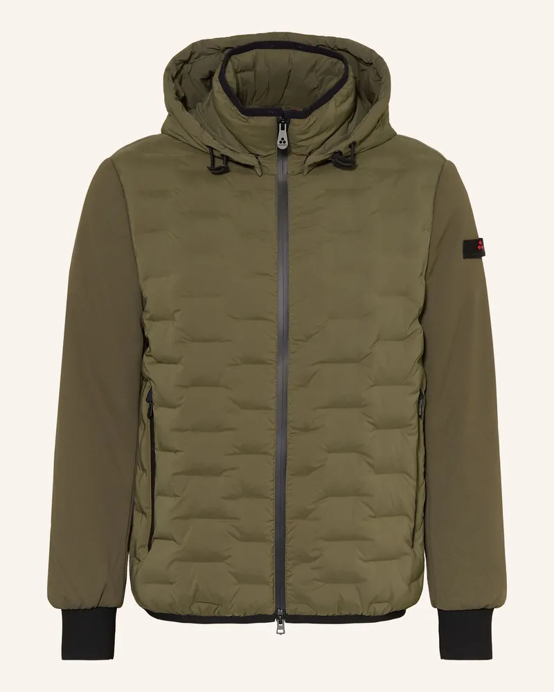 Peuterey Steppjacke Holzer Im Materialmix gruen Khaki