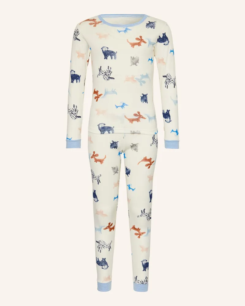 Petit Bateau Schlafanzug Ecru