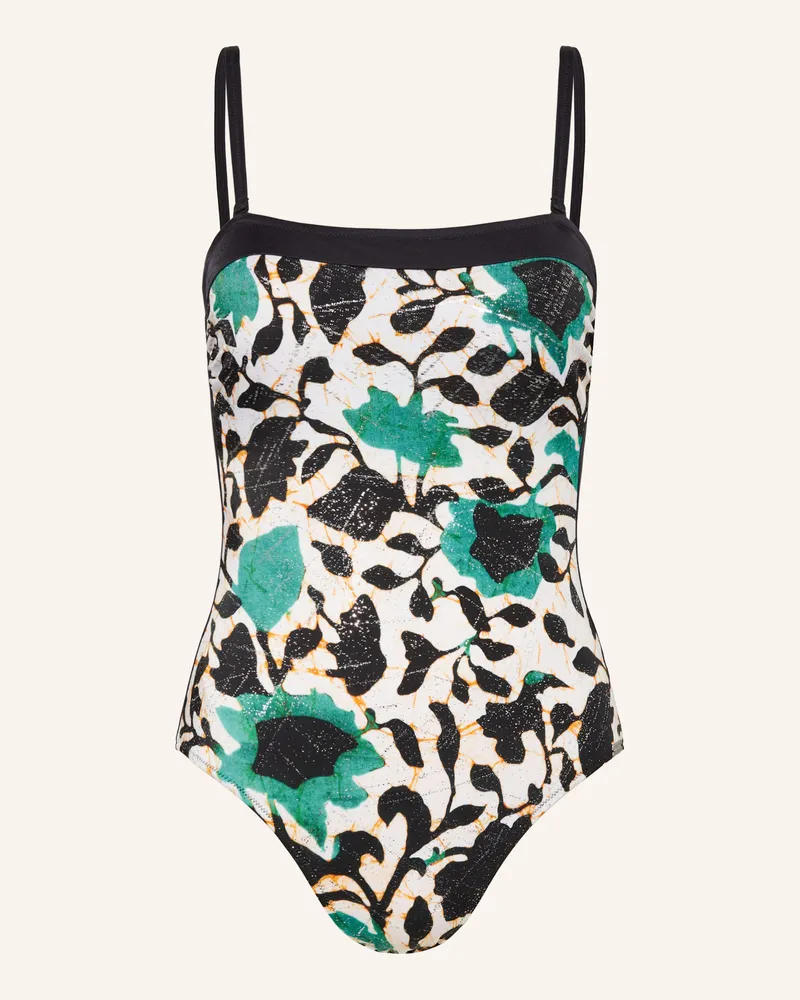 Charmline Shape-Badeanzug COOL BAROQUE mit Glitzergarn Schwarz