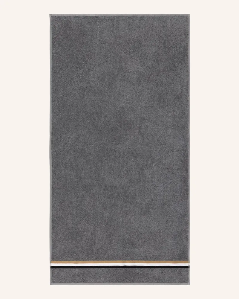HUGO BOSS Duschtuch Blinea grau Dunkelgrau
