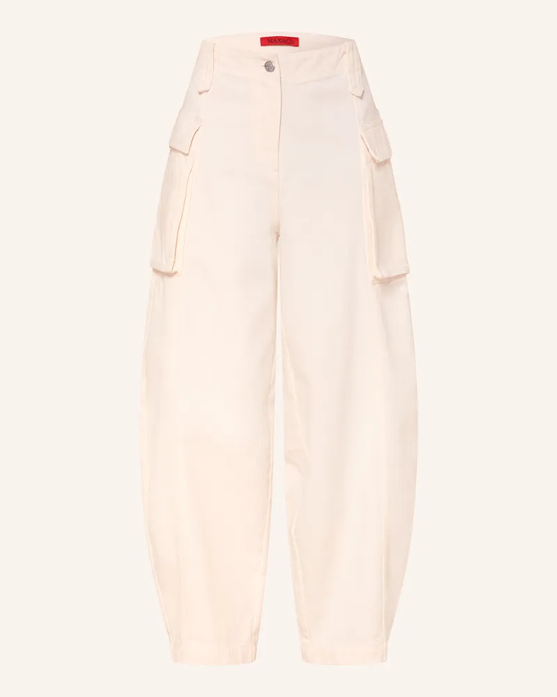 MAX&Co. Cargohose Mcogomma weiss Creme