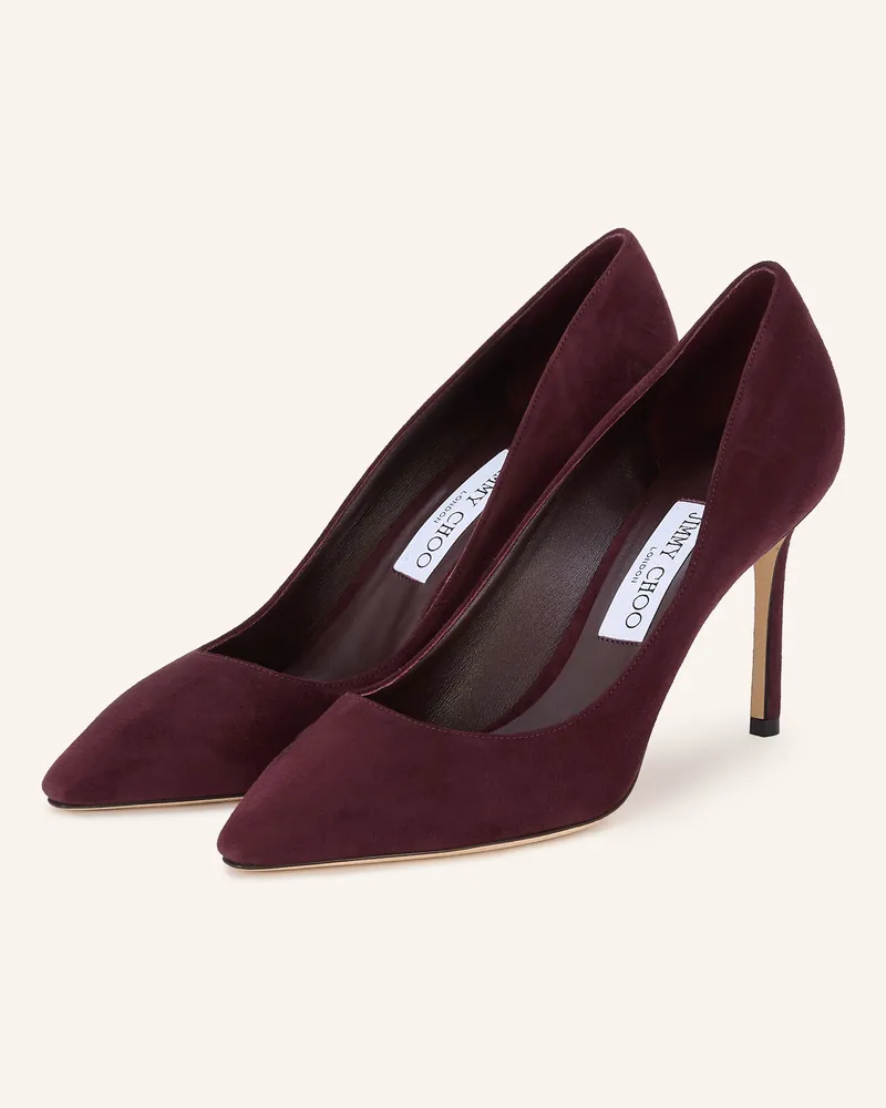 Jimmy Choo Pumps Romy 85 rot Dunkelrot