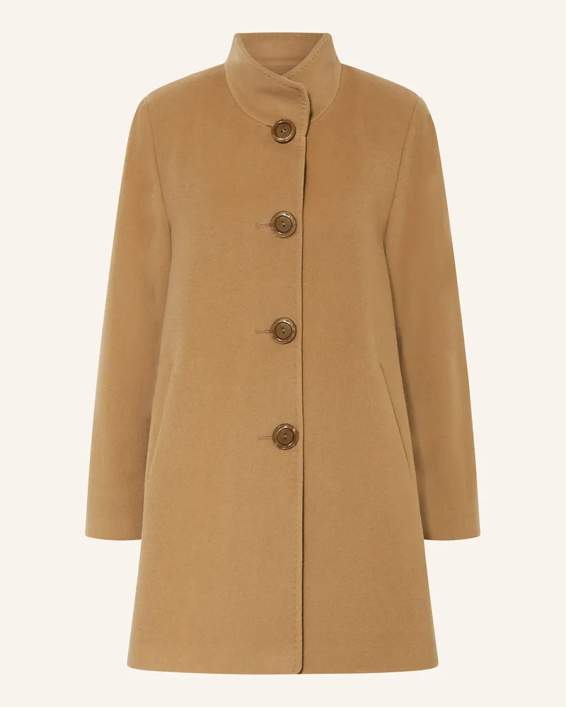 Cinzia Rocca Wollmantel Camel