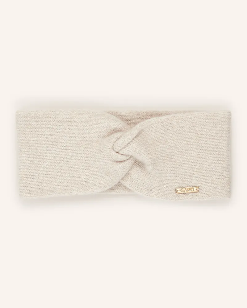 Capo Stirnband mit Cashmere Beige