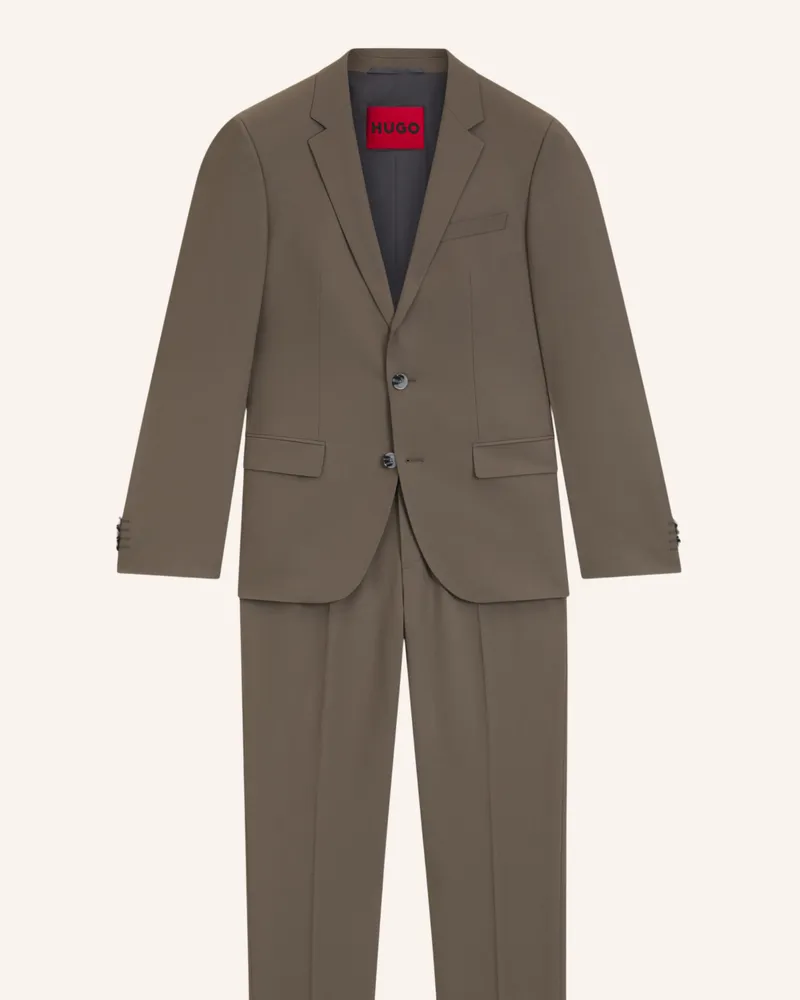 HUGO BOSS Business Anzug HENRY/GETLIN232X Slim Fit Grau