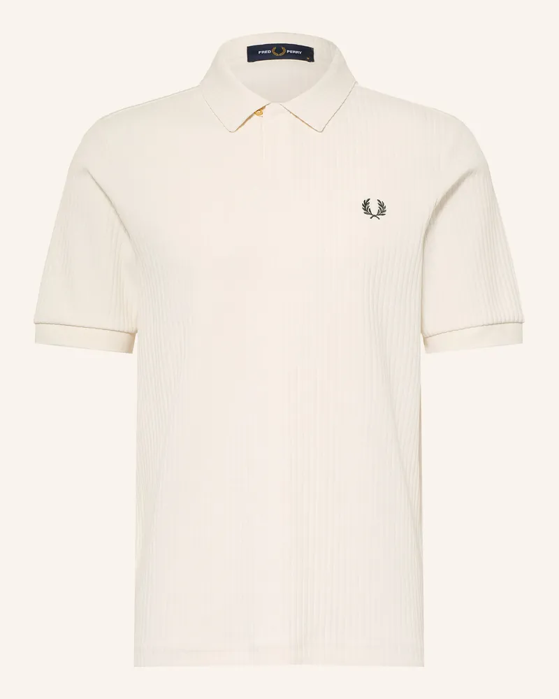 Fred Perry Jersey-Poloshirt weiss Ecru