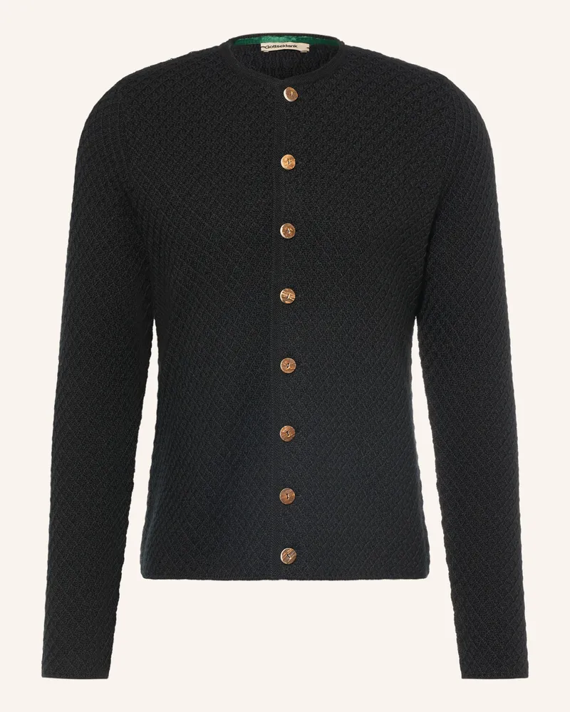 Gottseidank Strickjacke Xaver schwarz Schwarz