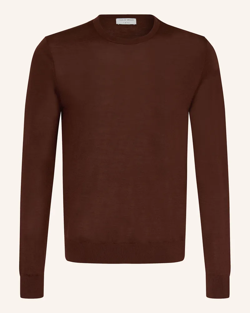 Tiger of Sweden Pullover Connor rot Dunkelrot