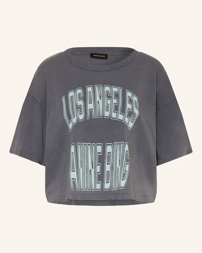 Anine Bing T-Shirt JOHNNY Grau
