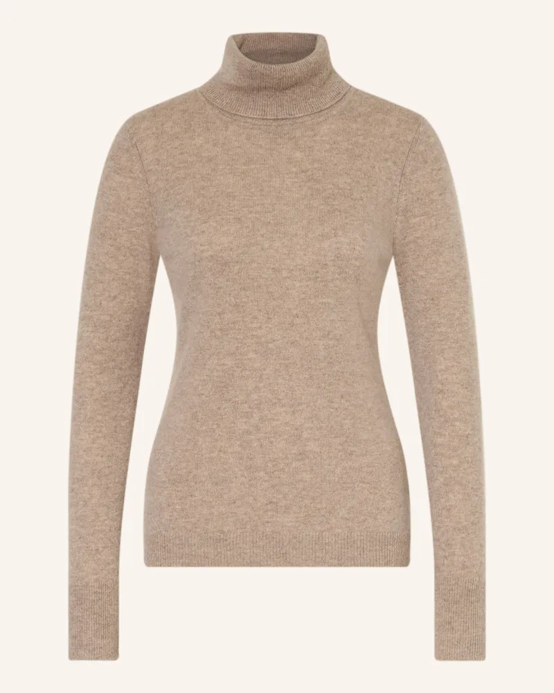 Darling Harbour Rollkragenpullover Aus Cashmere braun Hellbraun