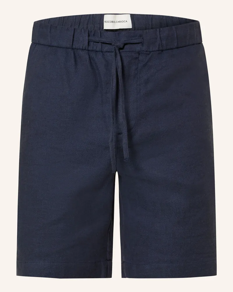 Frescobol Carioca Shorts Felipe Mit Leinen blau Dunkelblau