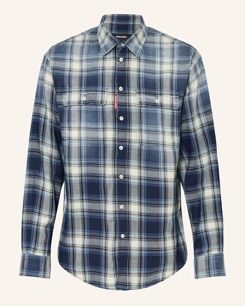 Dsquared2 Hemd Regular Fit Hellblau