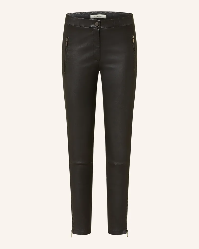 lilienfels Lederhose Schwarz
