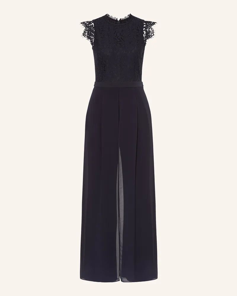 Apart Jumpsuit mit Spitze Dunkelblau