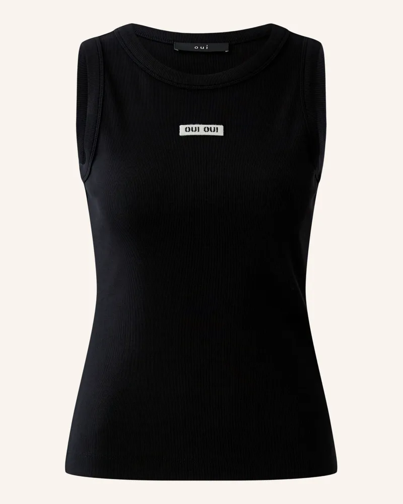 Oui  Top schwarz Schwarz