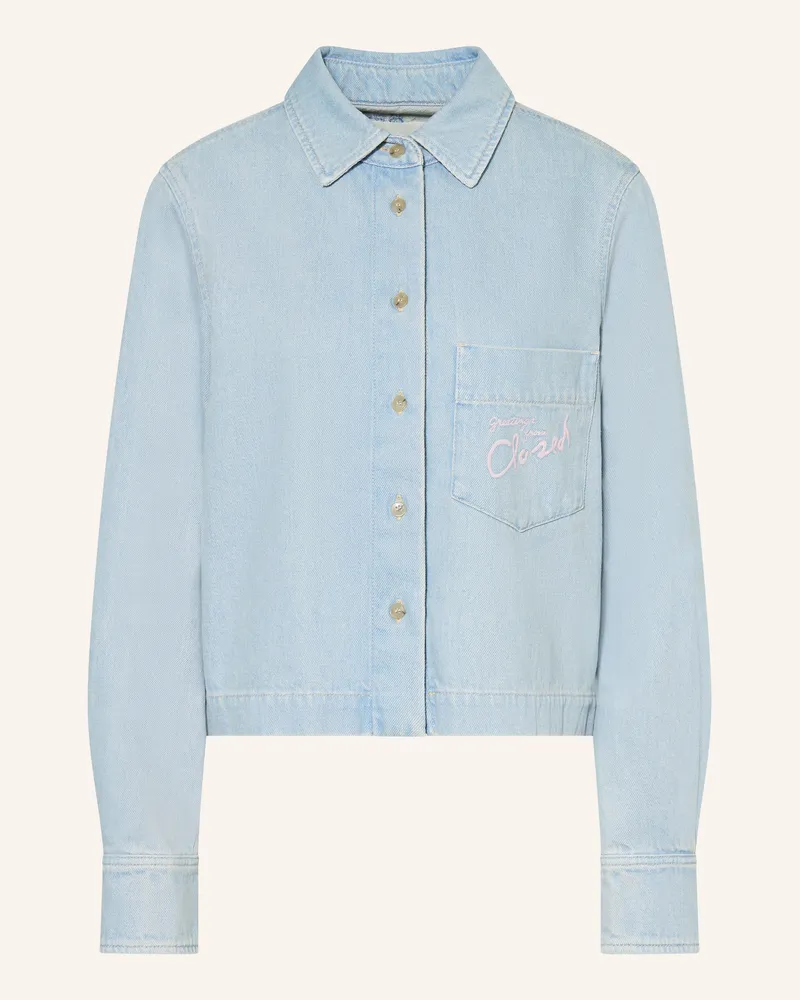 Closed Jeansbluse blau Hellblau