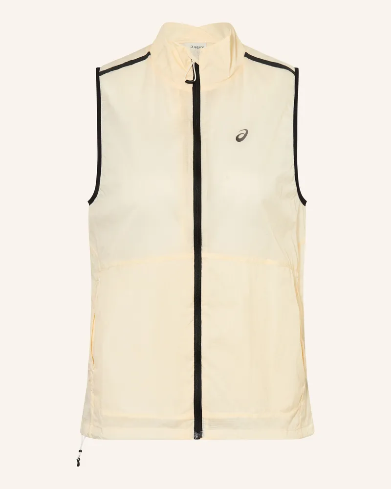 Asics Laufweste Metarun Packable weiss Creme