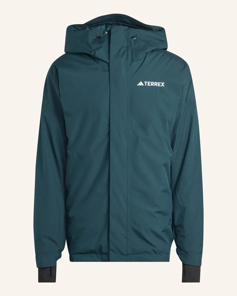 adidas TERREX MULTI 2L RAIN.RDY ISOLATIONSJACKE Grün