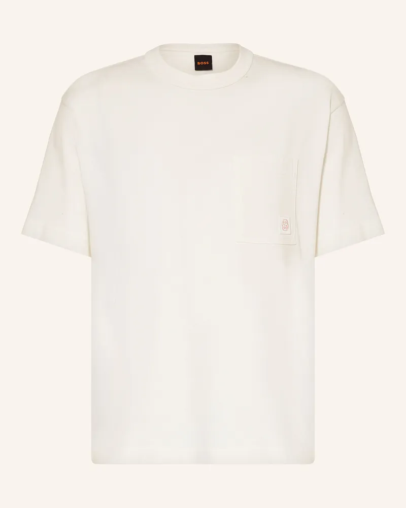 HUGO BOSS T-Shirt TE_COTTON Ecru