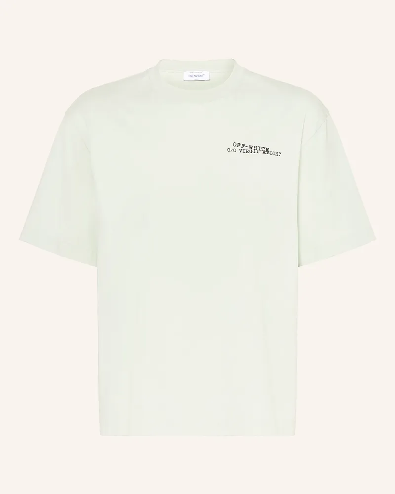 OFF-WHITE T-Shirt Type Arrow Skate gruen Mint