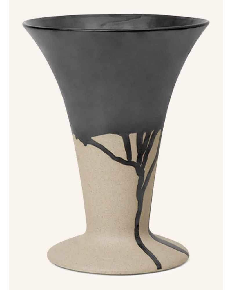 ferm LIVING Vase FLORES Beige