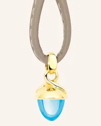 TAMARA COMOLLI Anhänger PENDANT MIKADO BOUQUET SWISS TOPAZ aus Gold