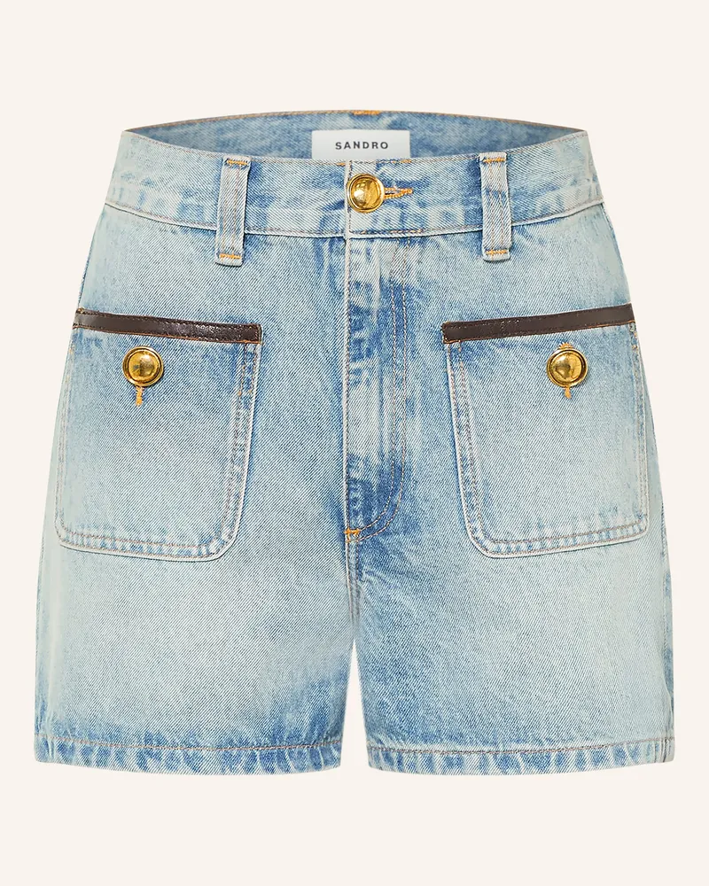 Sandro Jeansshorts blau Hellblau