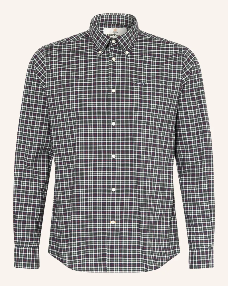 Barbour Hemd Lomond Tailored Fit gruen Dunkelgrün