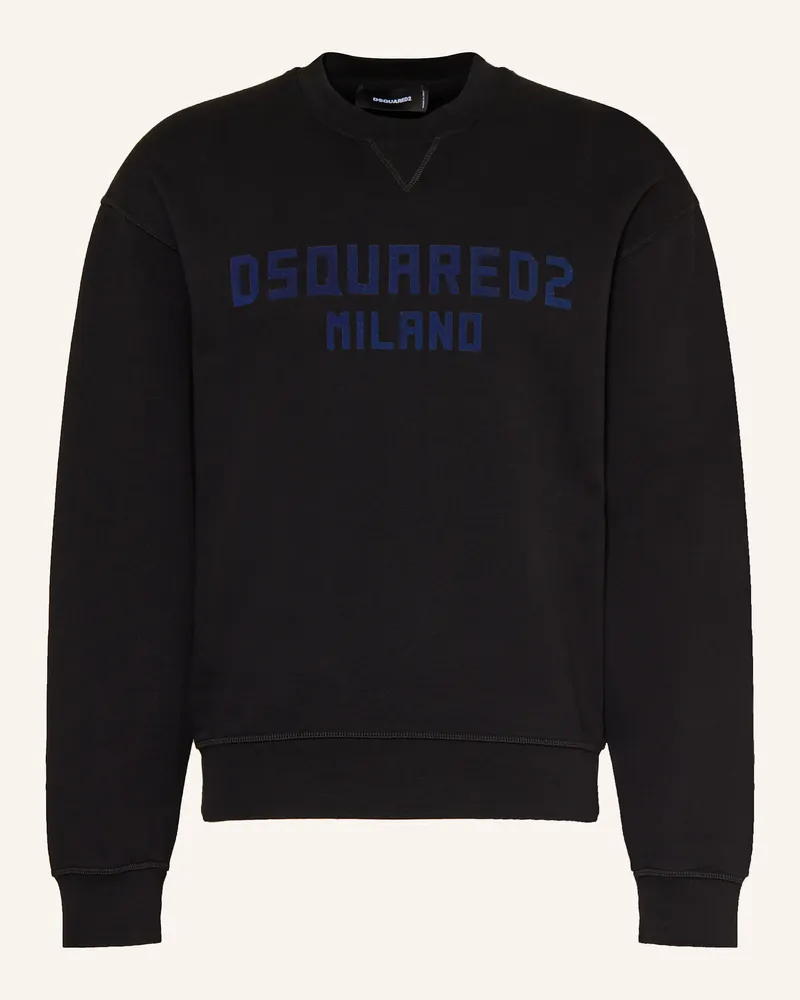 Dsquared2 Sweatshirt schwarz Schwarz
