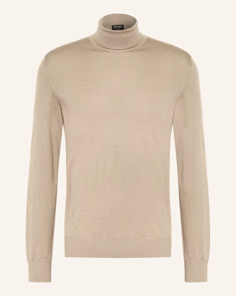 Ermenegildo Zegna Rollkragenpullover Mit Cashmere beige Beige