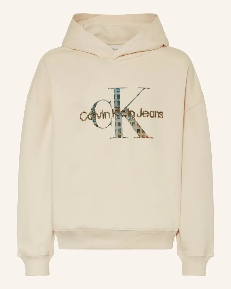 Calvin Klein Hoodie beige Ecru