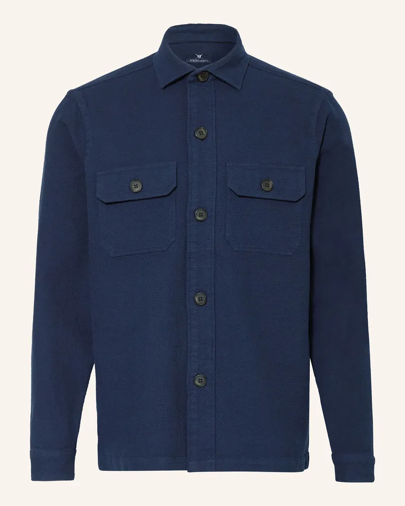 Strokesman's Overshirt blau Dunkelblau