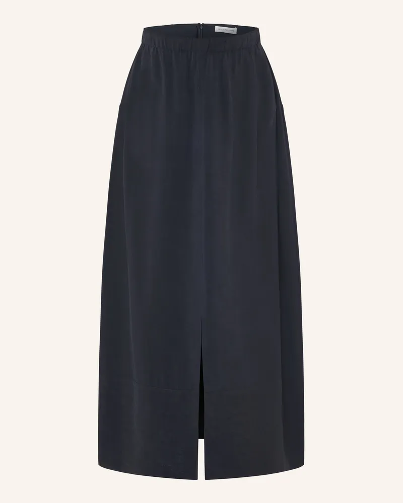 Iris von Arnim Seidenrock Napoli blau Dunkelblau