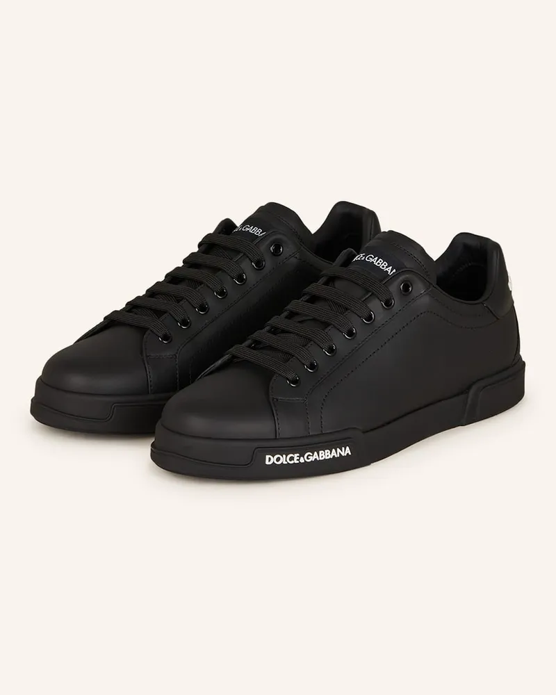 Dolce & Gabbana Sneaker PORTOFINO - SCHWARZ Schwarz