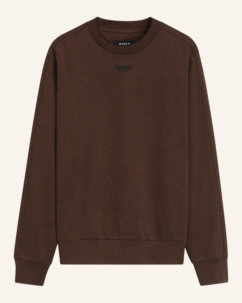 HUGO BOSS Sweatshirt C-Soleri 180_Am Regular Fit braun Braun