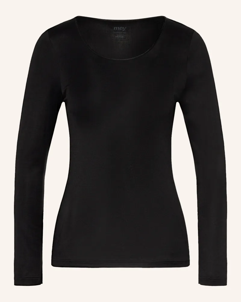 Mey Longsleeve Serie EMOTION Schwarz