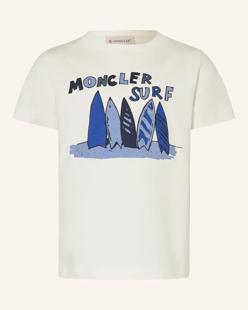 Moncler T-Shirt weiss Creme