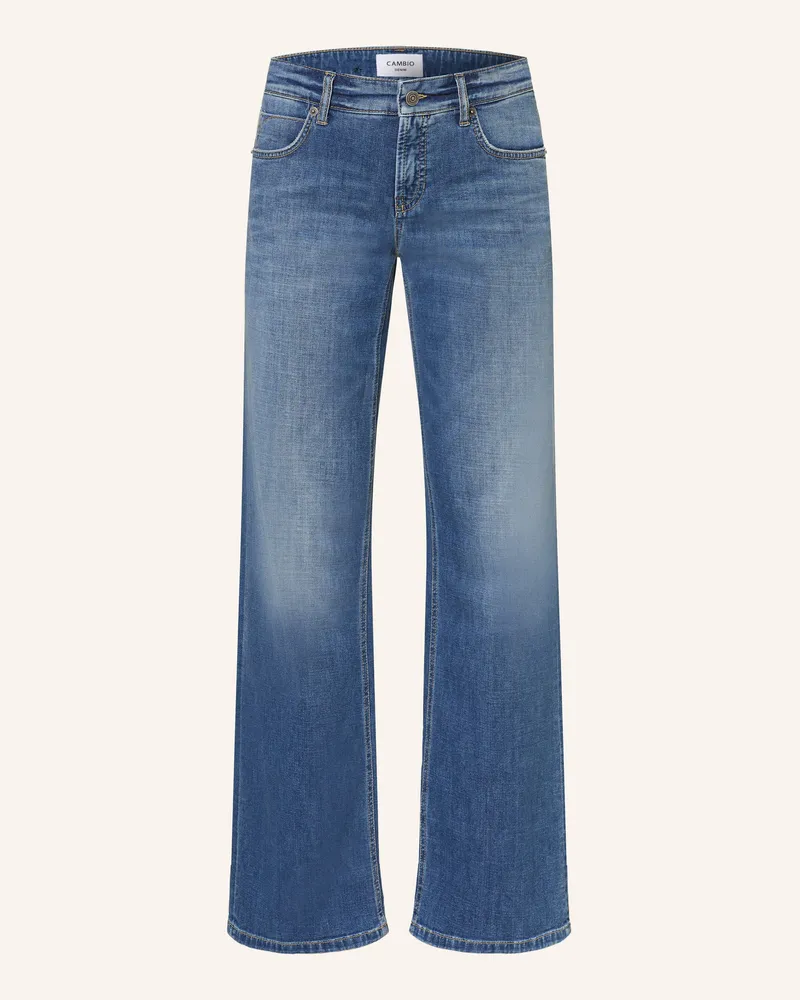 Cambio Wide Leg Jeans Tess blau Blau