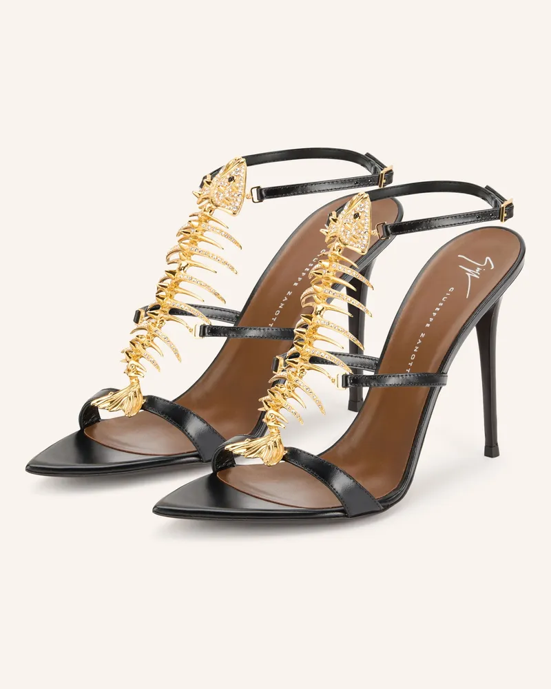 Giuseppe Zanotti Slingpumps The Slim 2.0 Mit Schmucksteinen schwarz Schwarz