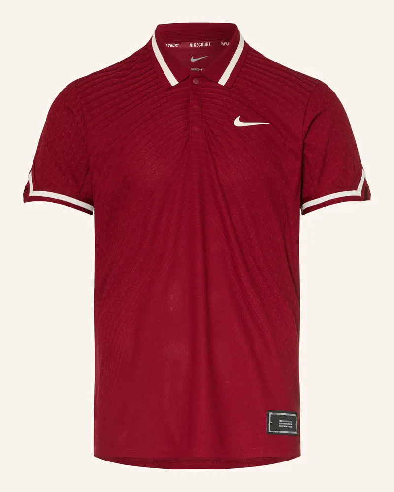 Nike Funktions-Poloshirt Court Slam rot Dunkelrot