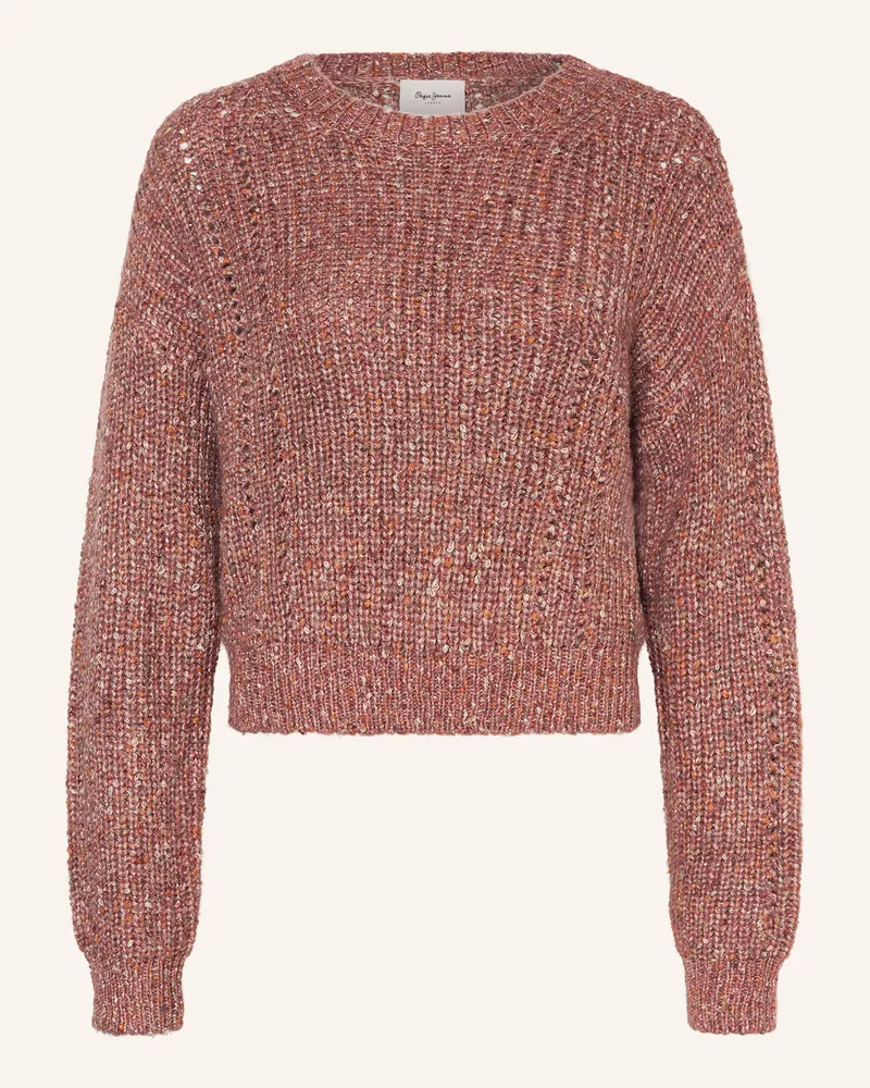 Pepe Jeans Pullover CINTIA mit Glitzergarn Rosé