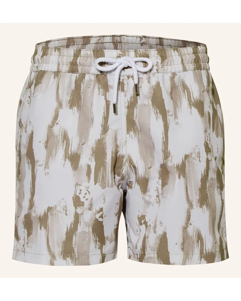 Frescobol Carioca Badeshorts SEASCAPE Braun