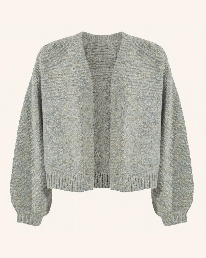ADLYSH OVERSIZED CARDIGAN MIT WOLLE Grau