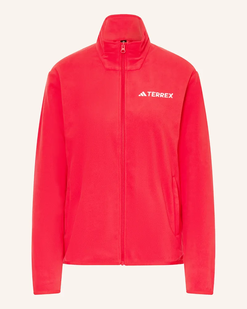 adidas Midlayer-Jacke TERREX MULTI ESSENTIALS FULL ZIP Rot
