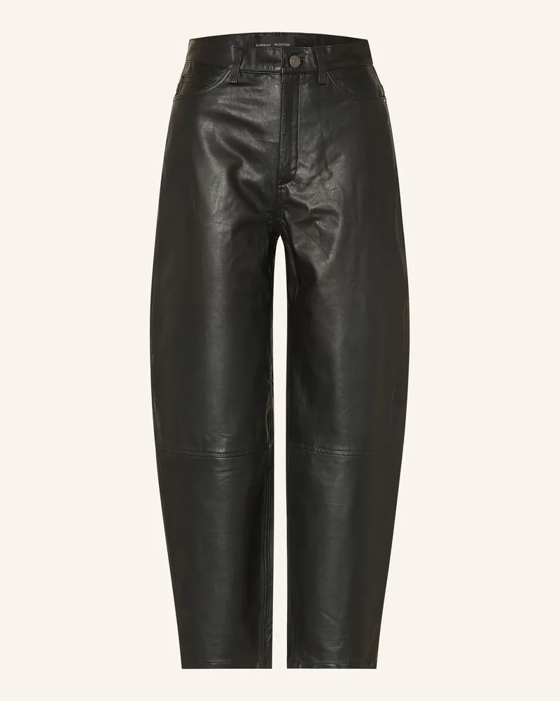 InWear 7/8-Lederhose schwarz Schwarz